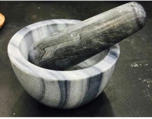 Marble Mortar and Pestle Set