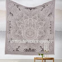 Hamsa Hand Tapestry Hand of Fatma Islamic Wall Art