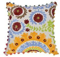 Pom Pom Lace Pillows Boho Ethnic Vintage Shams Throw
