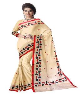 Chanderi Embroidered Sarees
