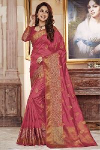 Georgette Silk Embroidered Sarees