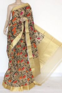 Kora Embroidered Sarees