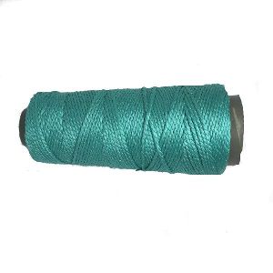 2 ply Mulberry Silk Yarn in cones, 50 Grams, 75 Yards (Teal)