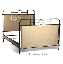 Iron Industrial Rustic Queen Bed Frame