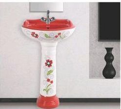 printed wash basin