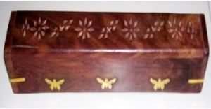 Wooden Incense Burner Box