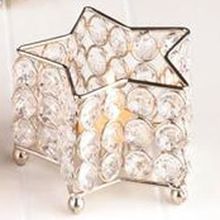 Crystal Star Shape Votive Candle Holder