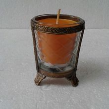 glass candle holder for wedding set