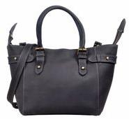 Buffalo Leather Satchel Tote Bag