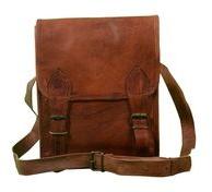 Classic Leather Messenger Bag