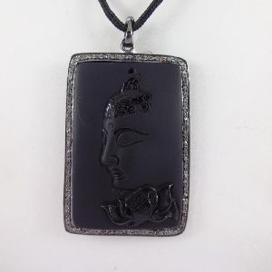 Sterling Silver Buddha Pendant