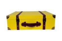 Handmade Yellow Luggage Bags