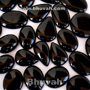 Black Onyx Cabochon Gemstone Stone