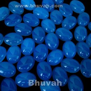 Blue Chalcedony Stone Cabochon Gemstone