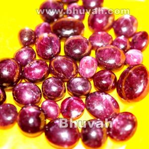 Ruby Star Stone Cabochon Gemstone