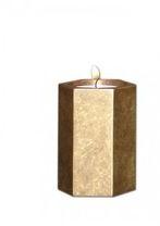 Gold Metal Tealight Urn