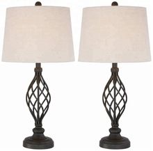 Iron Table Lamp With Shades