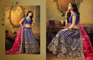 Amazing Blue Lehenga Choli