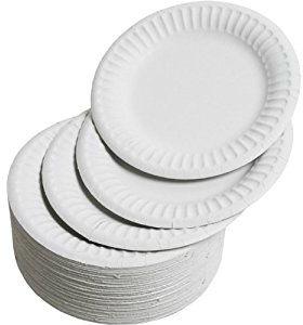 Disposable Plain Paper Plates