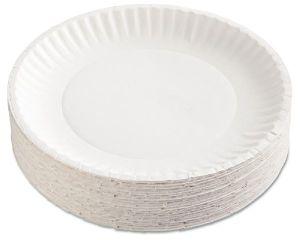 Disposable White Paper Plates