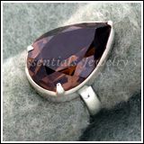 Plain Smokey Quartz Ring