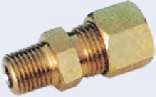 SC-10 T-1-4 BSP Lubrication Machine Straight Connector