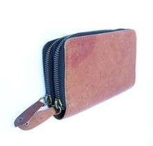 Real Brown leather women wallets