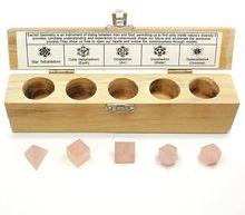 Gemstone Rose Quartz Geometry Set