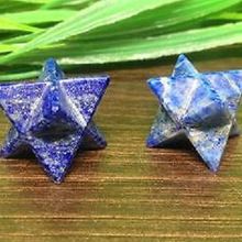 Lapis Lazuli Merkaba Stars stone