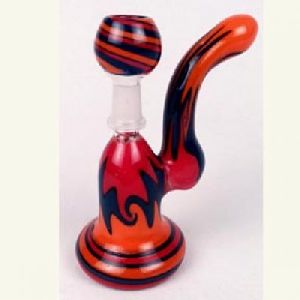 GLASS SMOKING OIL BUBBLER PIPE