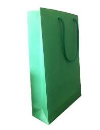 Green Colored Paper Bags