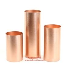 Copper Cylinder Vase