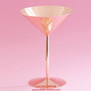 Rose Gold Cocktail Goblet