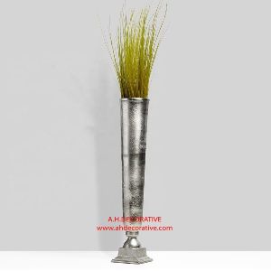 Silver Trumpet Vase