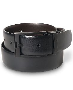 black leather belt