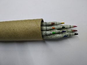 Newspaper Coloured Lead Pencil