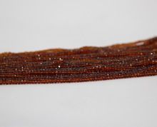 Brandy Citrine Gemstone Faceted Rondelle Beads