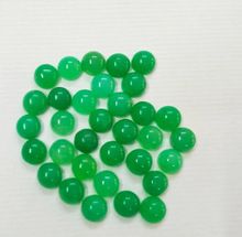 Chrysoprase Round Smooth Cabochon