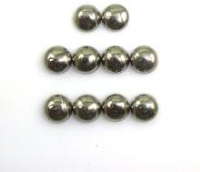 Golden Pyrite Stone Round Cabochons