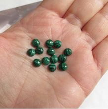 Green Malachite Round Smooth Cabochon