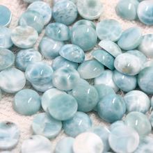 Larimar Round Smooth Cabochon