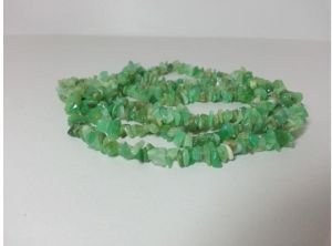 Natural Chrysoprase Uncut Chips Beads Strand 3