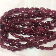 Pink Tourmaline Smooth Tumble Beads Strand