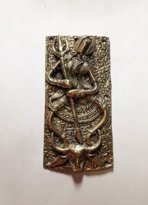 Dokra Abstract Durga Pendant