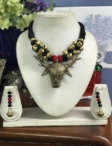 Traditional Dokra Necklace Set