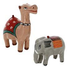 Ornaments Camel and Elephant