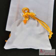 Handmade Cotton Jewelry Pouches, Small Gift Packaging Bags
