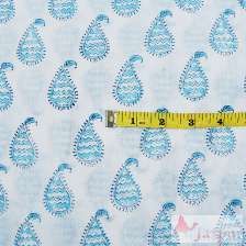 Handmade Cotton Paisley Block Printed Indian Sewing Fabric-Craft Jaipur