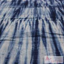 Handmade Tie Dyed Natural Cotton Shibori Indigo Blue Fabric-Craft Jaipur