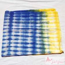 Handmade Tie Dyed Shibori Cotton Fabric Dress Sewing Material-Craft Jaipur